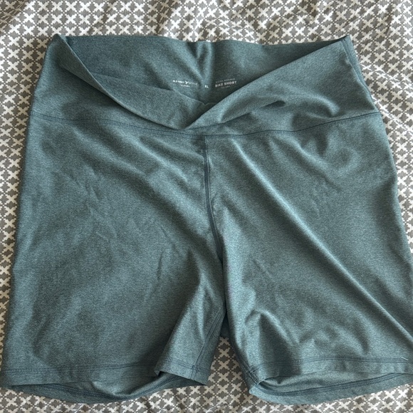 Old Navy Women's Cloud Teal Biker Shorts - Picture 1 of 5